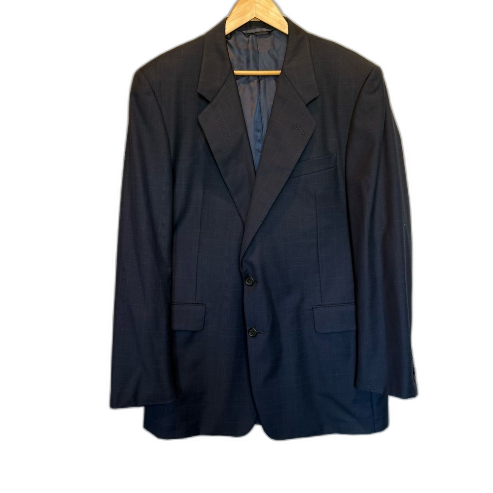 Hickey Freeman X Loro Piana Suit Tasmanian Super 120's Jacket 44L Pants 38X31